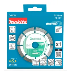 Lame diamant segmentée Makita Diamak 115X22.23