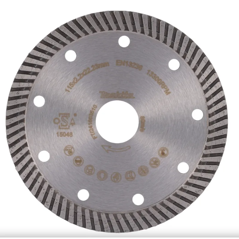 Disque diamanté ondulé Makita Diamak 115X22.23