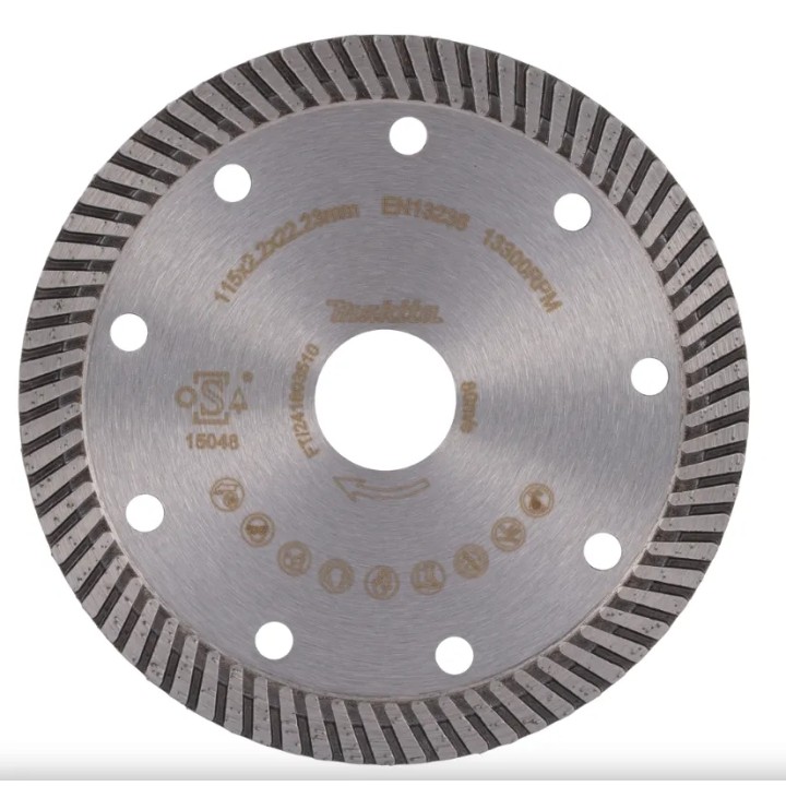 Makita Disco Diamantato Corrugato Diamak  Marmo E Granito115X22.23