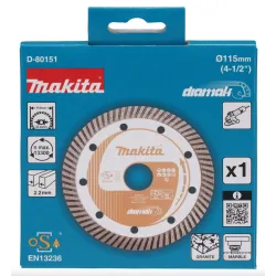 Disque diamanté ondulé Makita Diamak 115X22.23