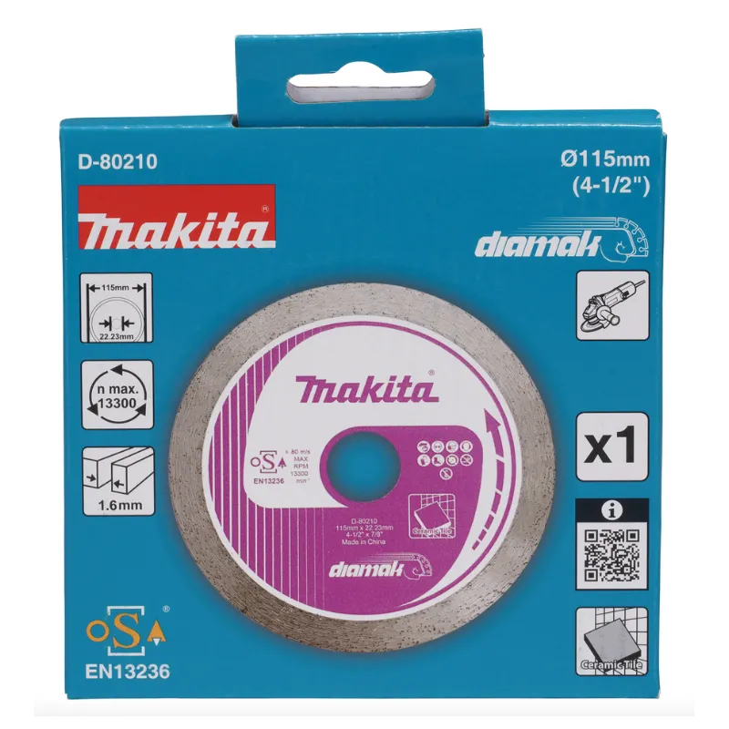 Makita Disco Diamantato A Corona Continua Diamak Per Piastrelle