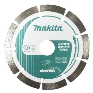 Disque diamanté segmenté MAKITA DIAMAK 125 mm vue avant