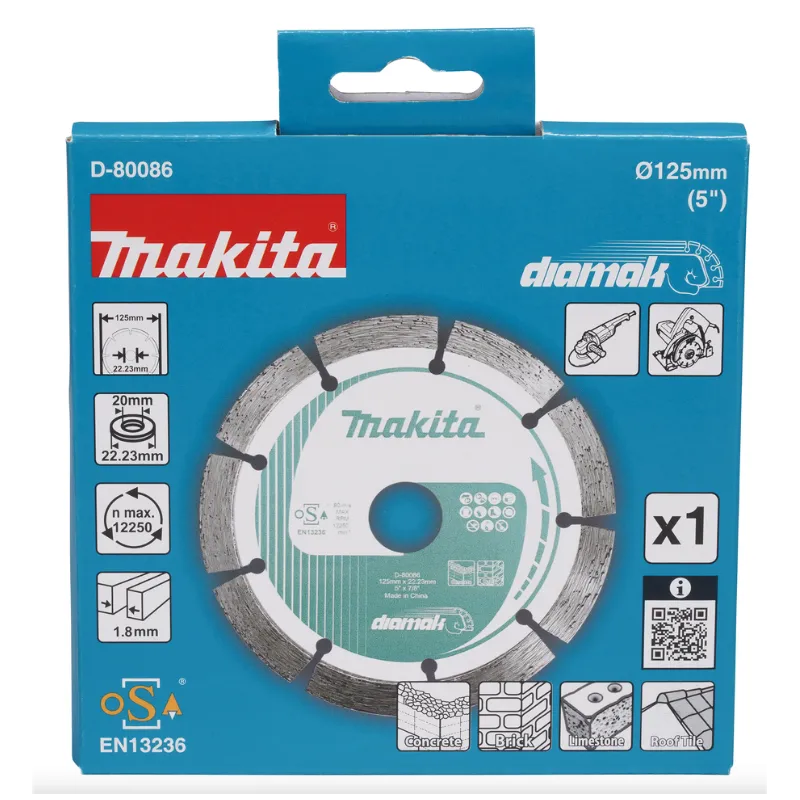Makita Disco Diamantato Segmentato Diamak Multi-Materiale 125X22.23