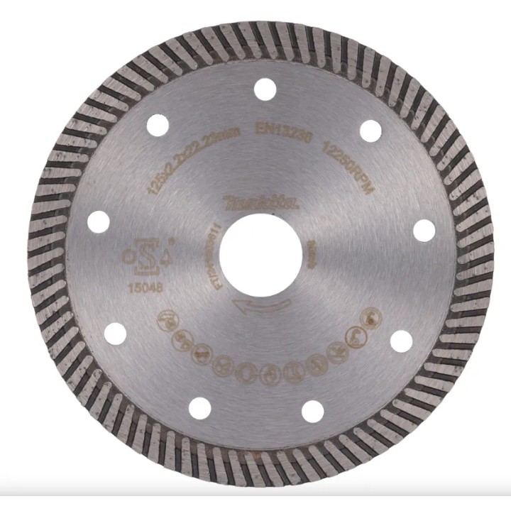 Disque diamanté ondulé Makita Diamak pour marbre et granit 125 x 22,23