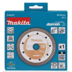 Makita Disco Diamantato Corrugato Diamak  Marmo E Granito 125X22.23