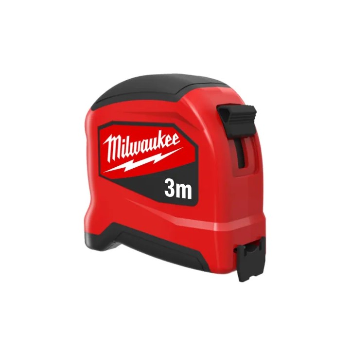 Flessometro SLIM 3 m dettaglio clip cintura wire-form
