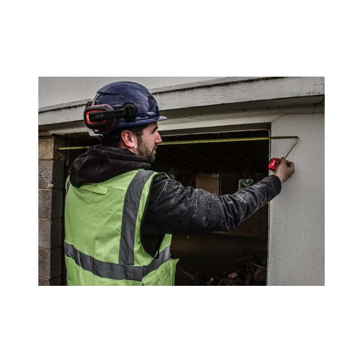 Mètre MILWAUKEE SLIM 3 m côté et œillet pour cordon