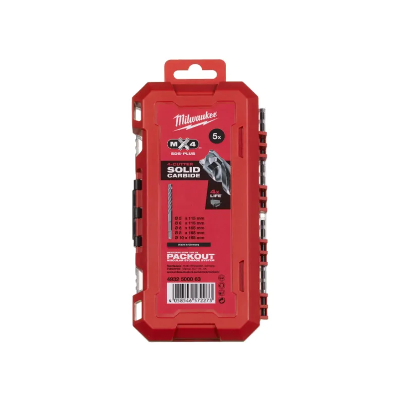 Milwaukee Punte SDS-Plus MX4 4 taglienti