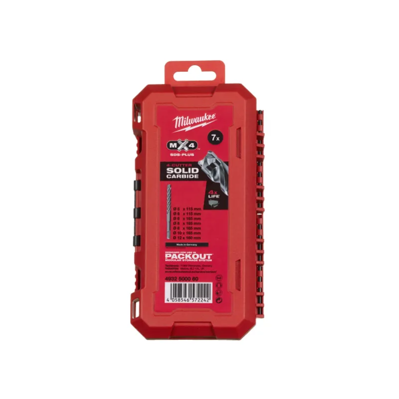 Milwaukee Punte SDS-Plus MX4 4 taglienti