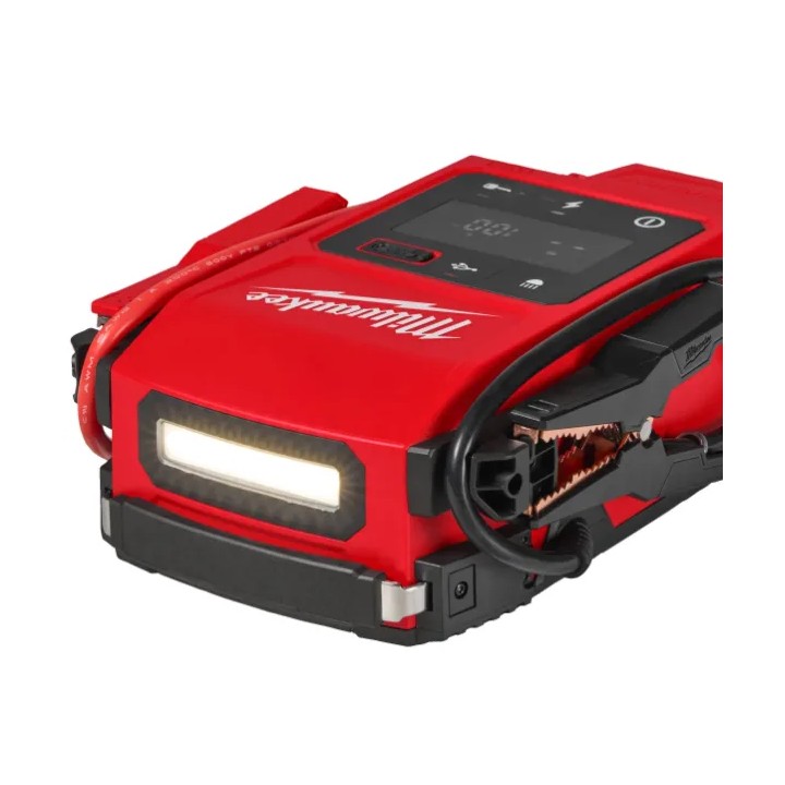Booster con luce LED accesa per illuminazione di lavoro