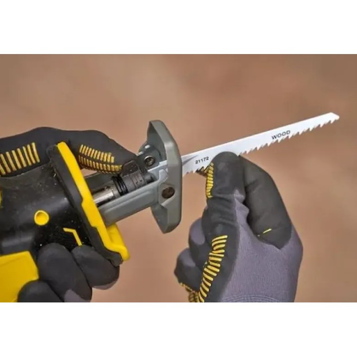 STANLEY SFMCS305B-XJ vue avant avec pied pivotant et éclairage LED