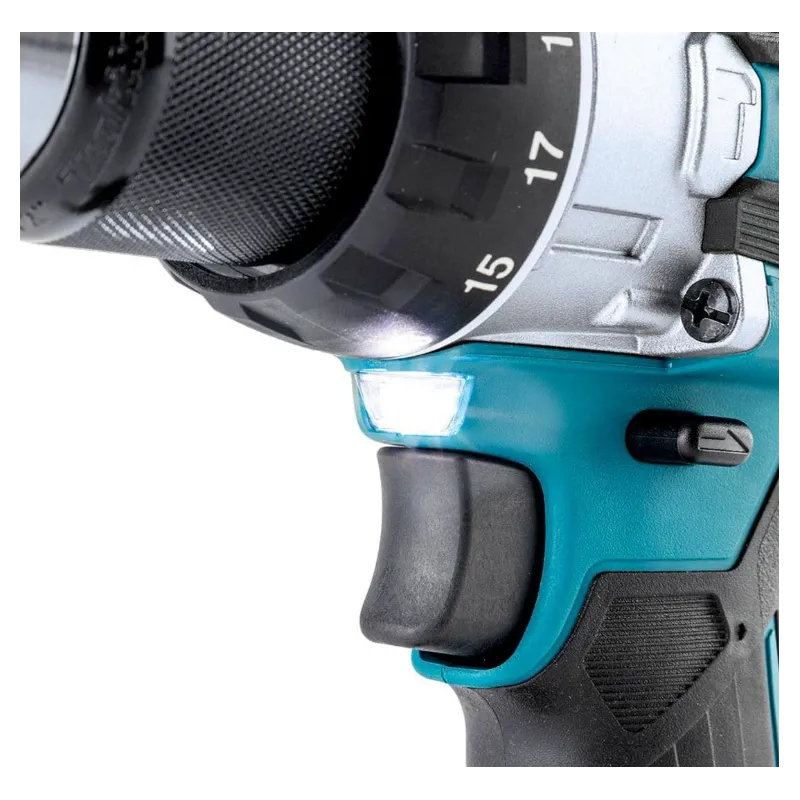 Kit combiné Makita : perceuse, tournevis, 2 batteries 5,0 Ah et chargeur