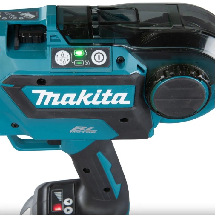 Makita DTR180ZJ particolare protezione XPT contro polvere e acqua