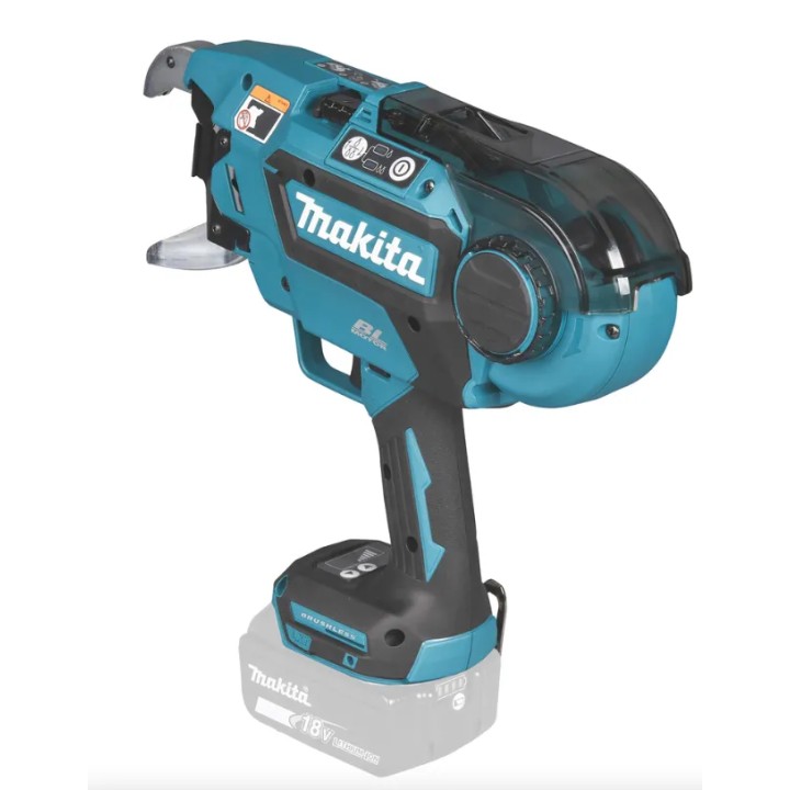 MAKITA DTR181ZJ vue latérale avec emplacement batterie
