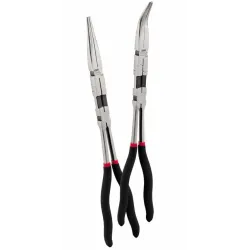 Usag Lot de 2 pinces à bec demi-rond à double articulation