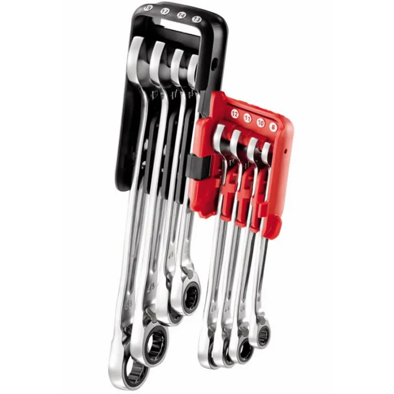 Usag Serie Di 8 Chiavi Combinate A Cricchetto Con Anello Di Tenuta