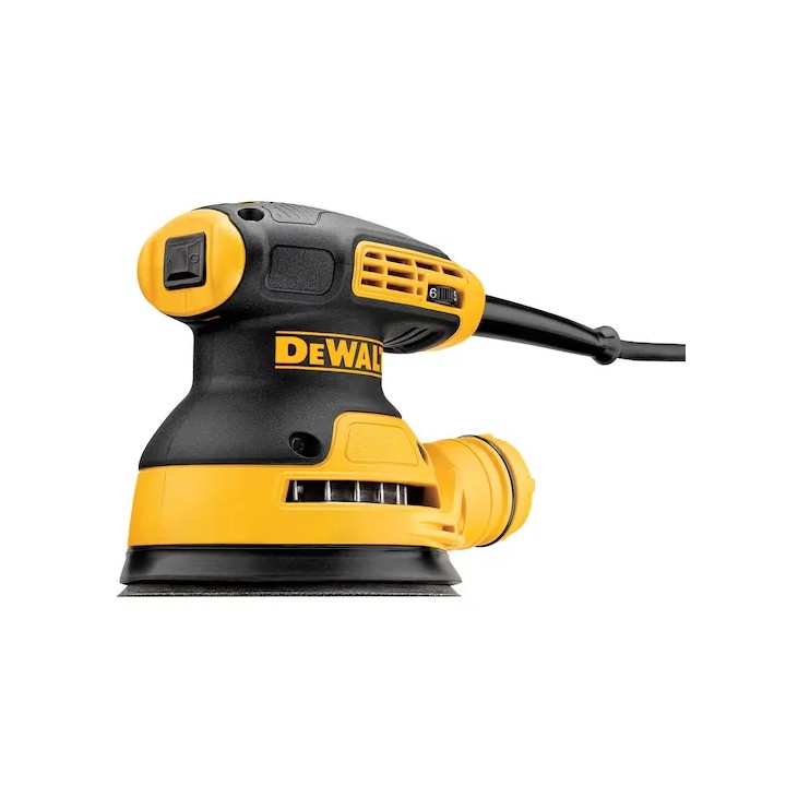 DEWALT DWE6423-QS vue de dessus avec poignée palmaire