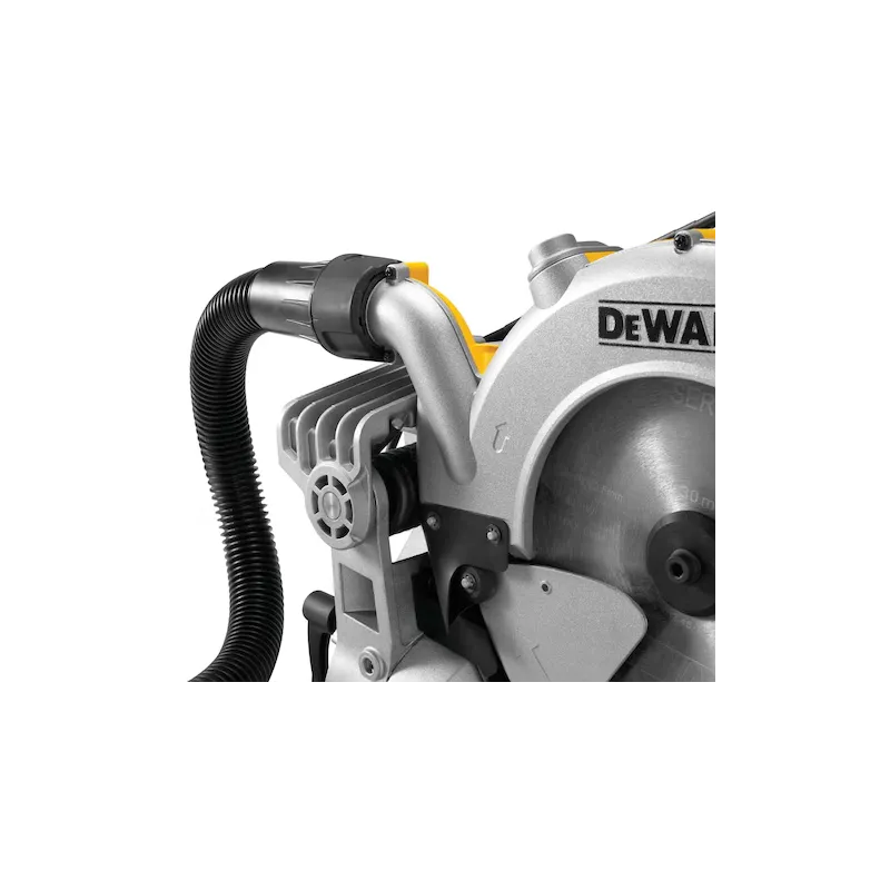 Scie à onglets radiale compacte Dewalt 250 mm + système de suivi XPS