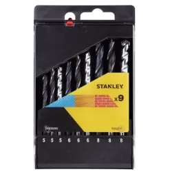 Stanley Cassetta Con 9 Punte Combinate Per Metallo