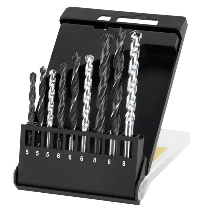 Coffret de 9 embouts combinés Stanley pour métaux