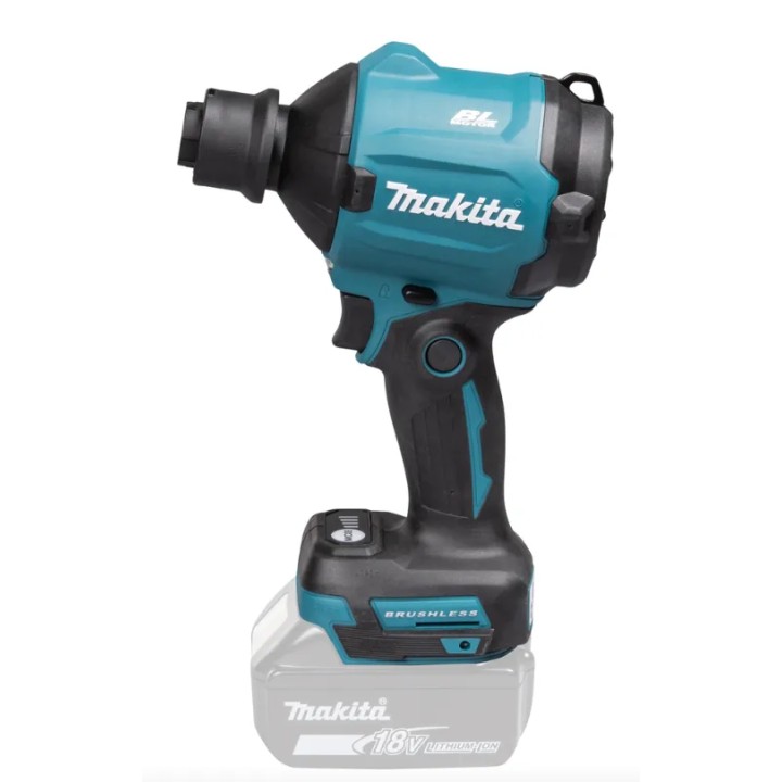 Makita DAS180Z dettaglio impugnatura e comando