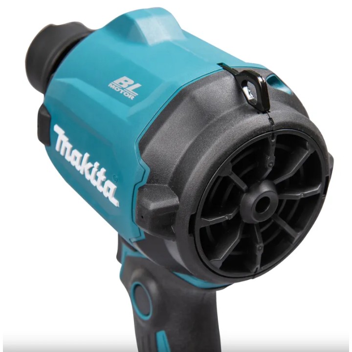 Vista posteriore Makita DAS180Z con vano batteria vuoto