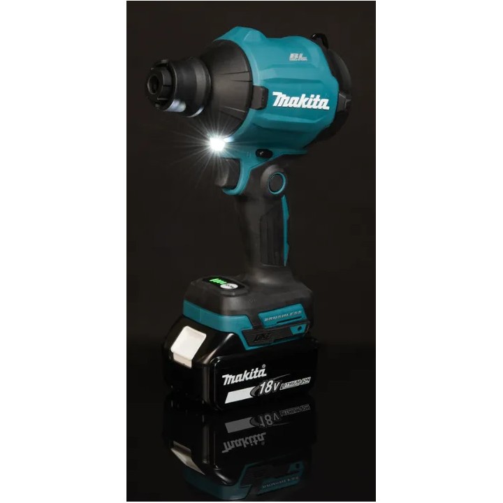Makita DAS180Z primo piano su marcature e modello