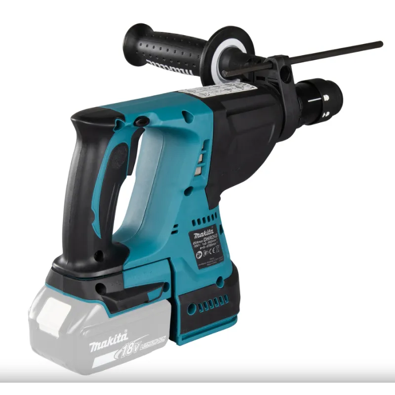 Perceuse à percussion Makita 18 V SDS-Plus 24 mm BL - 3 fonctions - Corps de la machine